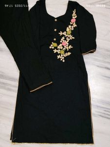 Elegant Black Kurta Set