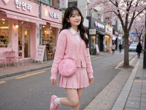 cute pink sling bag 🩷