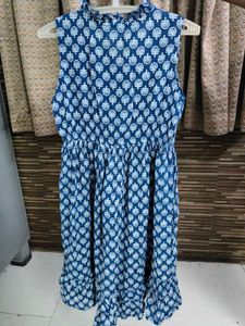 Printed Sleeveless Dress