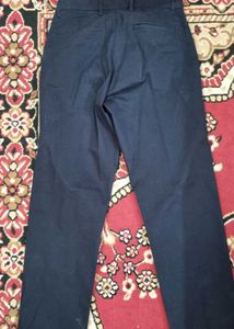 Navy Blue Straight Leg Pants