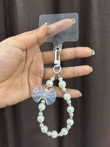 Beaded Lanyard with Bow Charm