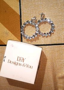 Sparkling Hoop Earrings