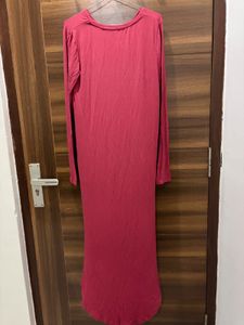 Chic Coral Long Sleeve Twist top