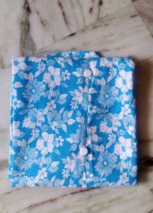 Blue Floral Print Kurta