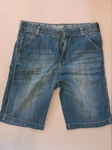 Westside Street Blues Branded Denim Shorts (Boys)