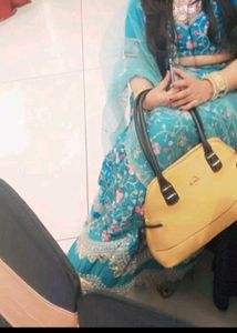Stunning Blue Floral Lehenga Choli fix