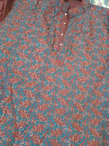 Chikankari Cotton Kurta/Punjabi
