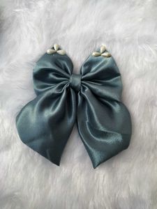 Elegant Satin Bow Hair Clips &amp; Scrunchie Set
