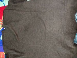 Brown V-Neck Sweater