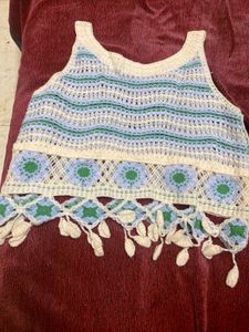 Boho Crochet Crop Top