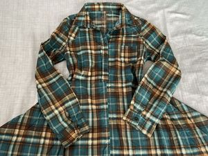 Flannel Plaid Fit and Flare Dress
