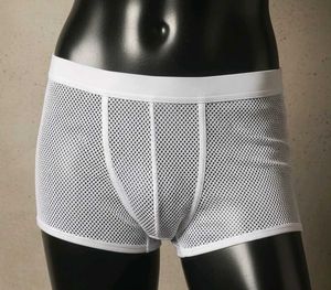 Men's White see through  briefs