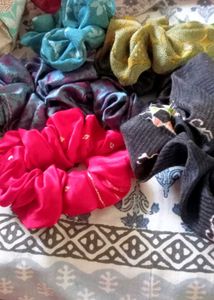 Vintage Hair Scrunchie
