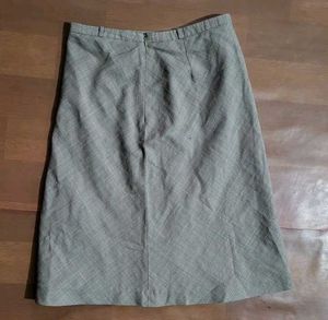 Classic A-Line Midi Skirt