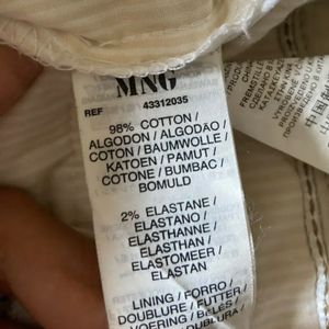 Brand New MANGO White Pants