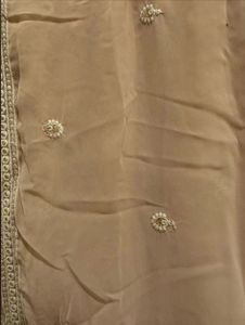 Elegant peach Anarkali Suit