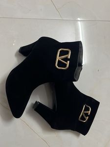 Black Heeled Ankle Boots size 36 and 38