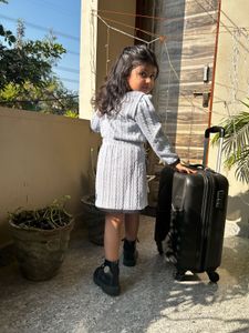 Stylish Girls' Sweater Dress Set