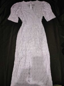 Elegant Lavender lace dress