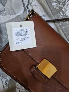 Fossil Brown Leather Crossbody Bag