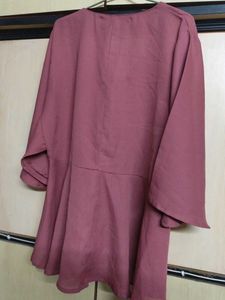 Stylish V-Neck Bell Sleeve Top