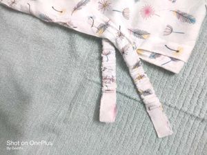 Boho Feather &amp; Floral Print Kimono
