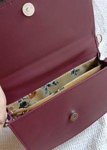 bag brown colour handbag