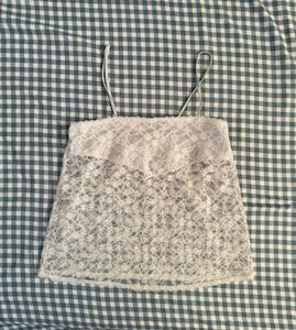 White Lace Camisole Top