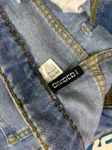 Distressed Denim Shorts