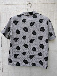 New with tag Leaf Print Button-Up Shirt