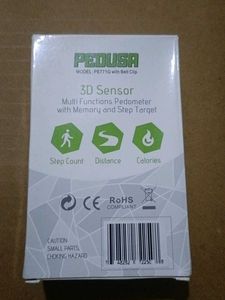 Pedusa PE771G Pedometer with Belt Clip