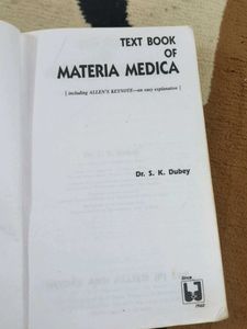 Text Book of Materia Medica