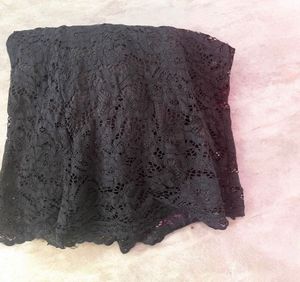 Elegant Black Lace Midi Dress