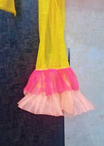 Vibrant Ruffle Lehenga Choli Set