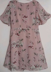 Whimsy Chiffon Floral Print Dress