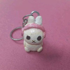 Miffy With Head phones Keychain