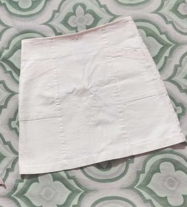 White Mini Skirt