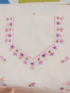 full Embroidered suit piece (unstitched)