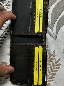 CAT Leather Wallet with Box