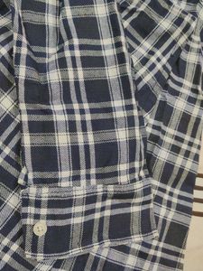 Classic Blue Plaid Button-Up Shirt