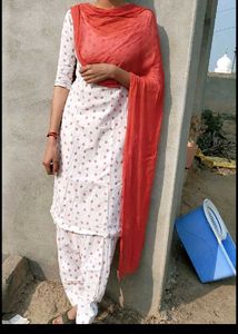 White colour salwar suit