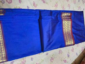 Vibrant Checked &amp; Royal Blue Sarees