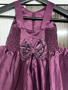 Beautiful low high party wear frock