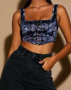 Lavender Corset Top
