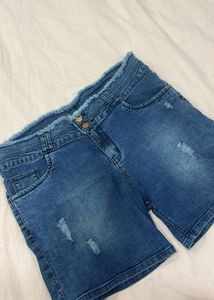 Thailand Imported Distressed Denim Shorts