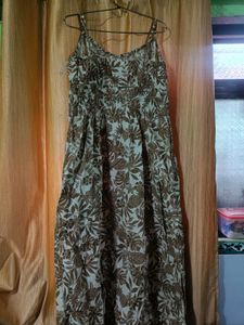 Tropical Print Sundress
