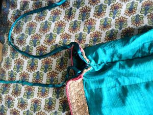 Stunning Teal Lehenga Choli Set