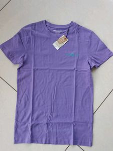 JACK&JONES Men's Purple Graphic T-Shirt