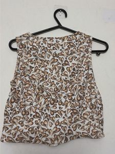 Stylish Sleeveless Printed Top