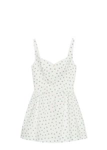 Zara White/Blue dress
